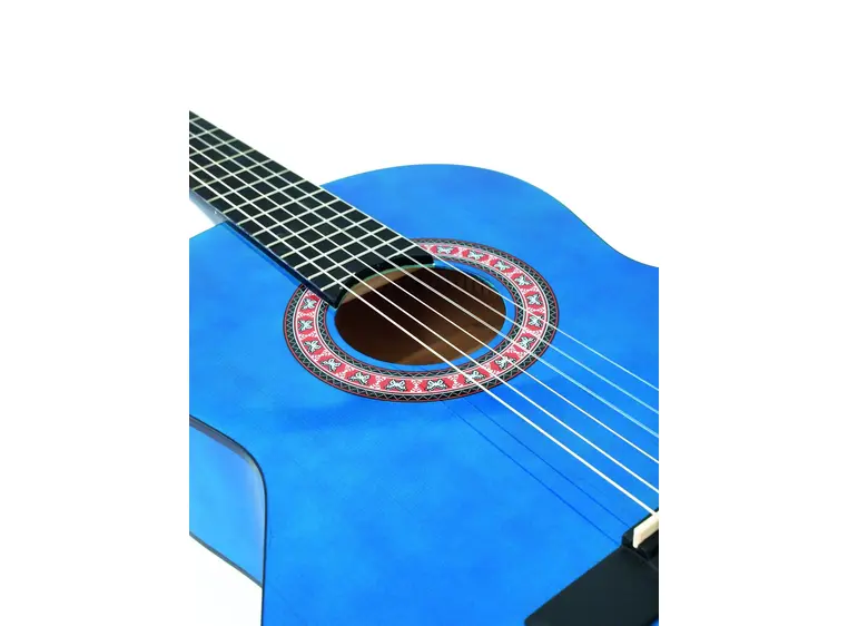 DIMAVERY AC-303 Classic Guitar, Blueburst 